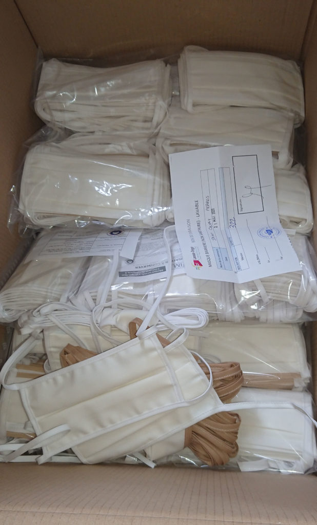 DISTRIBUTION DE MASQUES AUX KENANAIS