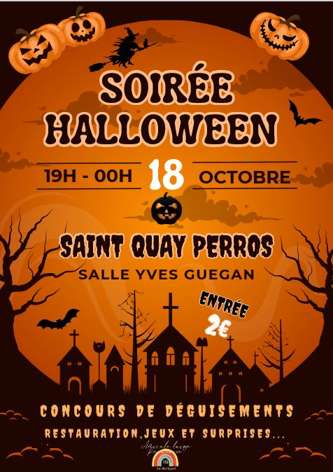 Soirée Halloween le 18 octobre 2025